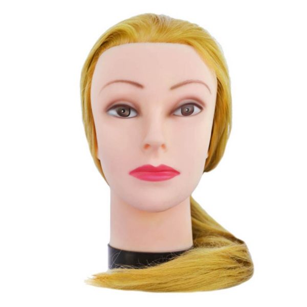 Fryzjerska główka treningowa włosy blond 55-60cm
