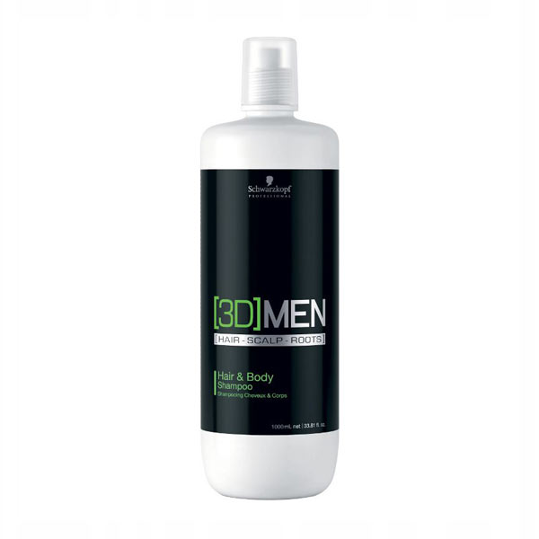 Schwarzkopf [3D]MEN Hair&Body Shampoo Szampon do Włosów i Ciała 1000ml