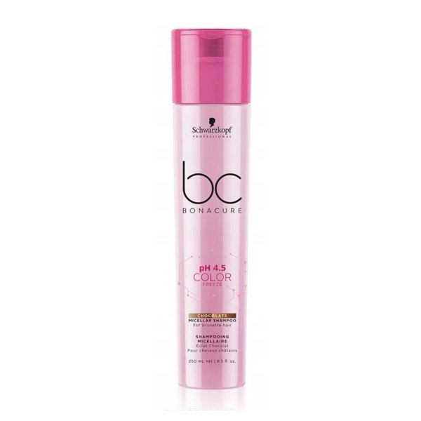 Schwarzkopf BC pH 4.5 Color Freeze Chocolate Micellar Shampoo Szampon micelarny do brązowych odcieni włosów 250ml